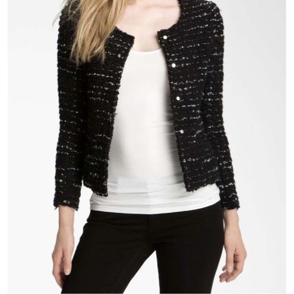 IRO Molly Jacket in Noir, Size 2 - Picture 2 of 9